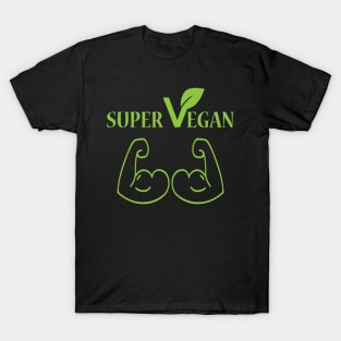 Super Vegan Muscle Strenght T-Shirt